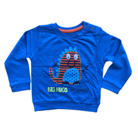 Baby Boy Monster Dinosaur Long Sleeve Top Age 0 - 12 Months Toddler Kids