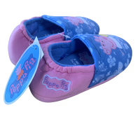 Girls Peppa Pig Slippers Elasticated Back House Shoes Slipper Kids Slip On