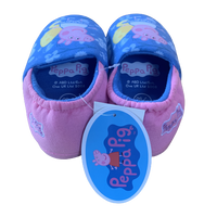 Girls Peppa Pig Slippers Elasticated Back House Shoes Slipper Kids Slip On