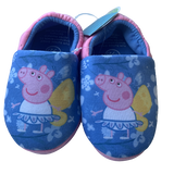 Girls Peppa Pig Slippers Elasticated Back House Shoes Slipper Kids Slip On