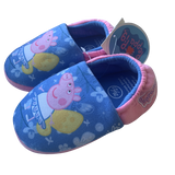 Girls Peppa Pig Slippers Elasticated Back House Shoes Slipper Kids Slip On