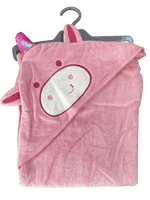 Baby Girls Boys Animal Hooded Bath Towels Cotton Frog Unicorn Cow Tiger Sheep