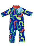 Boys Mini Club One Piece Swimsuit Swimming Swim Sun Safe Surf Suit Shorts Baby