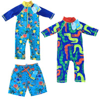 Boys Mini Club One Piece Swimsuit Swimming Swim Sun Safe Surf Suit Shorts Baby