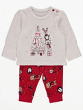 Newborn Baby Girls Boys My 1st Christmas Pyjamas 2 Piece Pjs Set First Xmas Eve Box