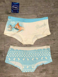 2 x Girls Disney Bambi & Thumper Boxers Shorts Knickers Age 7 - 13 Years