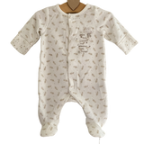 Mothercare Baby Boy Girl Velour Sleepsuit Stars & Dreams Babygrow All In One