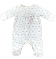 Mothercare Baby Boy Girl Velour Sleepsuit Stars & Dreams Babygrow All In One