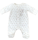 Mothercare Baby Boy Girl Velour Sleepsuit Stars & Dreams Babygrow All In One