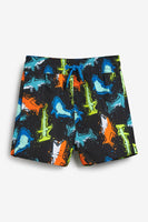 Boys Shark Beach Set 2 Piece Sun Suit Shorts Rash Top Trunks Swim Baby