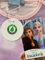 Girls Frozen 2 Elsa Anna Nightdress Sister Love Nightie Nighty Pyjamas 1-7 Years