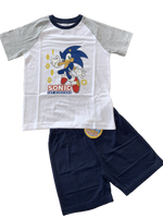 Boys Sonic the Hedgehog Pyjamas PJs Short Sleeve Top & Shorts Age 7 - 12 Years