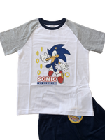 Boys Sonic the Hedgehog Pyjamas PJs Short Sleeve Top & Shorts Age 7 - 12 Years