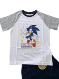 Boys Sonic the Hedgehog Pyjamas PJs Short Sleeve Top & Shorts Age 7 - 12 Years