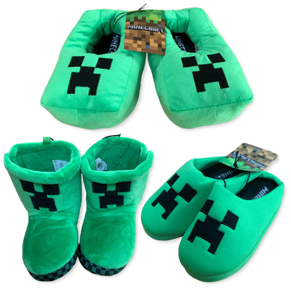 Kids minecraft discount slippers