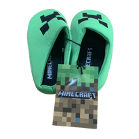 Boys Girls Minecraft Gamer Gaming Creeper Slippers / Boots / Mules