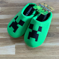 Boys Girls Minecraft Gamer Gaming Creeper Slippers / Boots / Mules