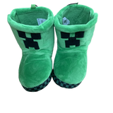 Boys Girls Minecraft Gamer Gaming Creeper Slippers / Boots / Mules