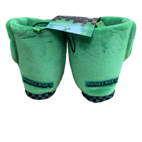 Boys Girls Minecraft Gamer Gaming Creeper Slippers / Boots / Mules