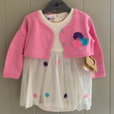 Baby Girl Bodysuit Tutu Dress & Bolero Cardigan Set Spanish Style Outfit