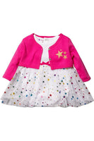 Baby Girl Bodysuit Tutu Dress & Bolero Cardigan Set Spanish Style Outfit