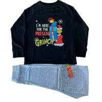 Boys Girls The Grinch Christmas Pyjamas PJs Xmas Eve Box Age 5 - 12 Years