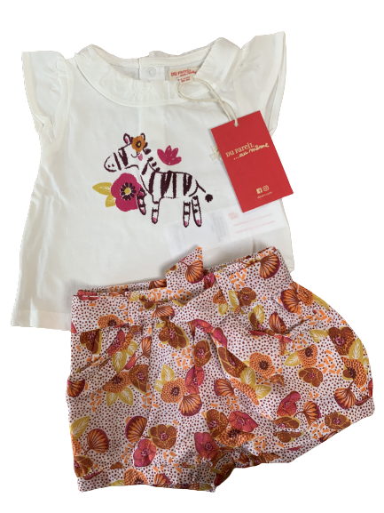 Baby girl shorts hot sale and top set