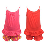 Girls Mothercare Lemon 4 Piece Vests & Shorts Set Baby Age 9 Months - 5 Years