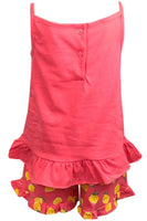 Girls Mothercare Lemon 4 Piece Vests & Shorts Set Baby Age 9 Months - 5 Years