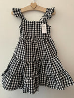 Girls M*Co Gingham Summer Dress 100% Cotton