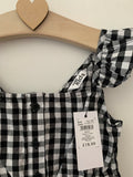 Girls M*Co Gingham Summer Dress 100% Cotton