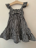 Girls M*Co Gingham Summer Dress 100% Cotton