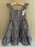 Girls M*Co Gingham Summer Dress 100% Cotton