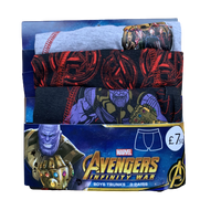 3 x Boys Marvel Avengers Boxers Shorts Pant Trunks Kids Baby Age 1 - 3 Years