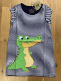 Girls Organic Cotton Summer TShirt Dress Animals Turtle Giraffe Penguin Age 2-6