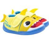 Boys Girls Baby Shark Slippers Toddler 3D Fin Self Fastening UK Shoe Size 5 - 10