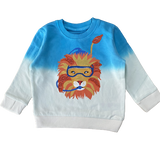 Boys Girls M*nsoon Sweatshirt Lion Scuba Diving Snorkeling Top Baby - 8 Years