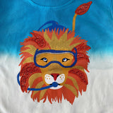 Boys Girls M*nsoon Sweatshirt Lion Scuba Diving Snorkeling Top Baby - 8 Years