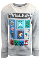 Boys Girls Minecraft Sweatshirt